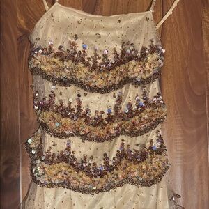 Vintage y2k Sequin Embellished Dress